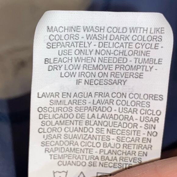 Alive V Neck Blue Short Sleeve Tee Shirt - Picture 6 of 7